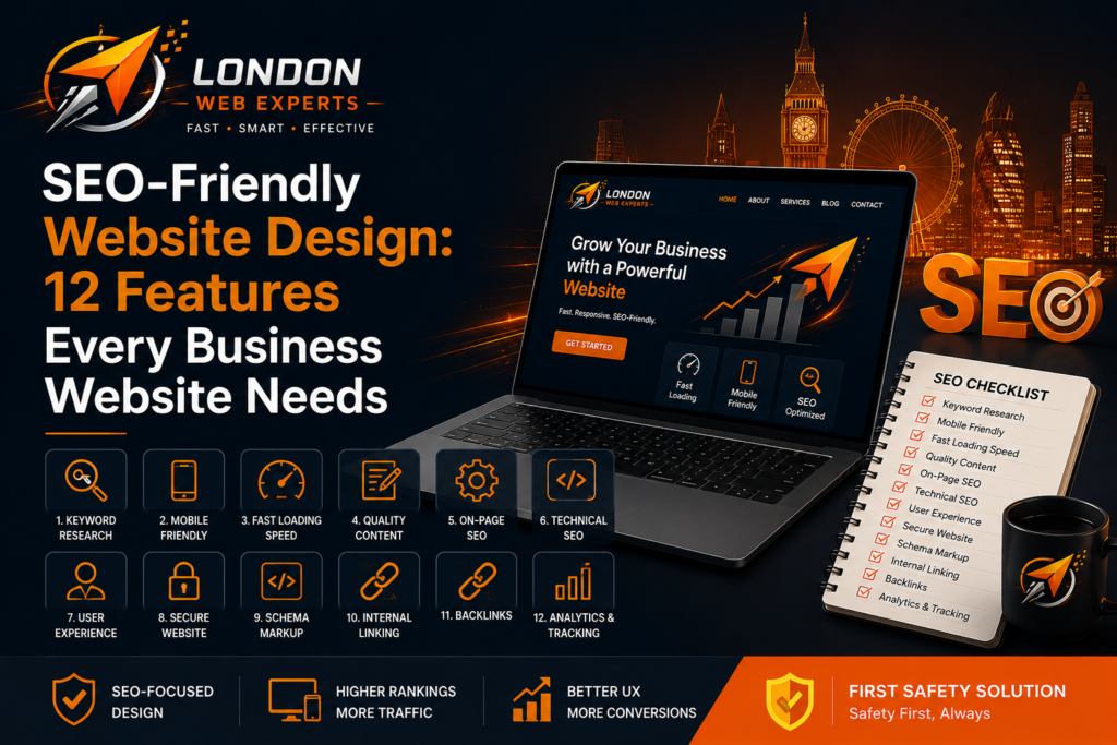 SEO-Friendly Website Design features for modern business websites