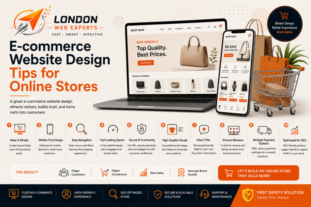 Modern E-commerce Website Design for online store success