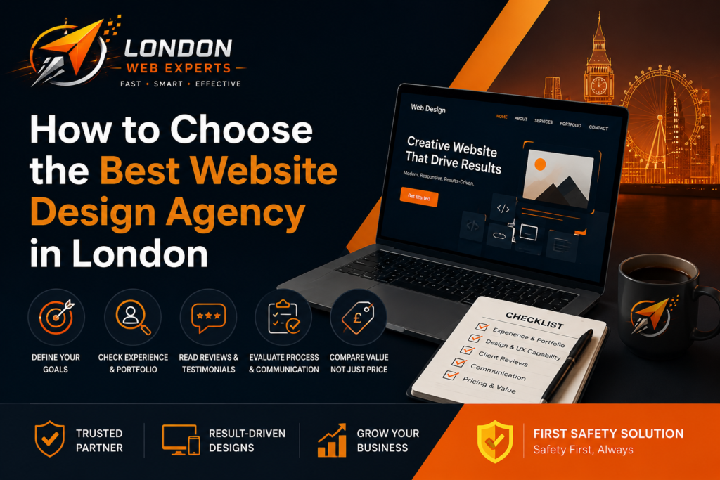 Best Website Design Agency in London creating professional business websites