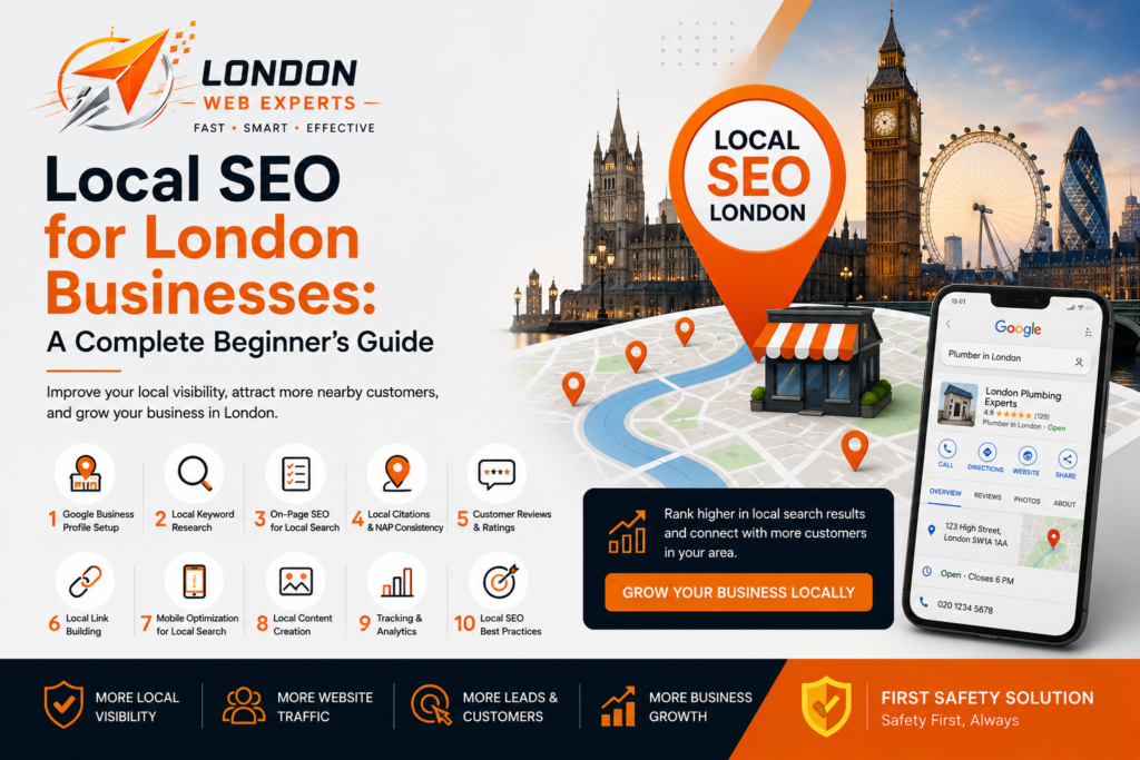 Local SEO for London Businesses improving Google rankings and local visibility
