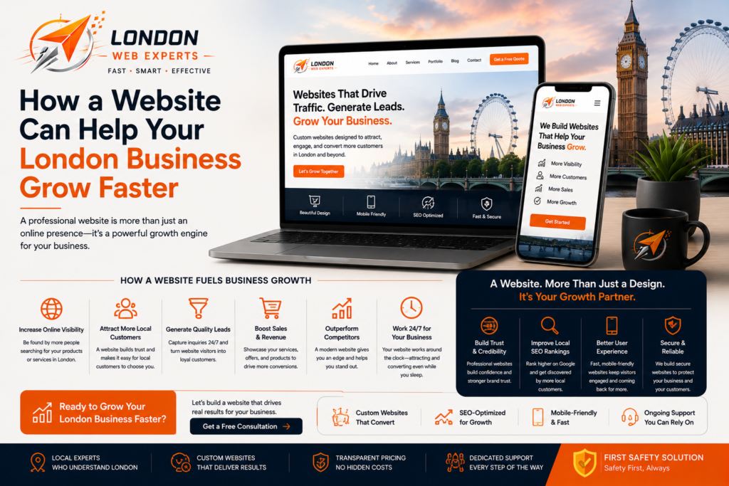 Modern Business Website helping a London company grow online